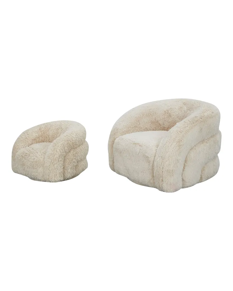 Sessel Lenny, Yakety sand, drehbar von Richmond Interiors, Produktansicht 5