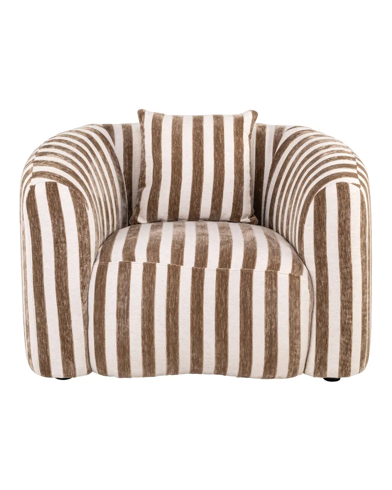Sessel Luxandra, Stripes sand von Richmond Interiors