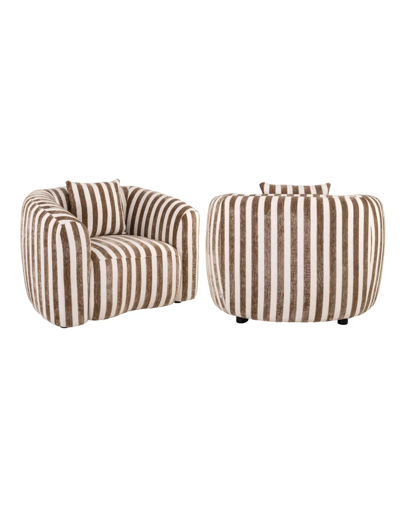 Sessel Luxandra, Stripes sand von Richmond Interiors, Produktansicht 2