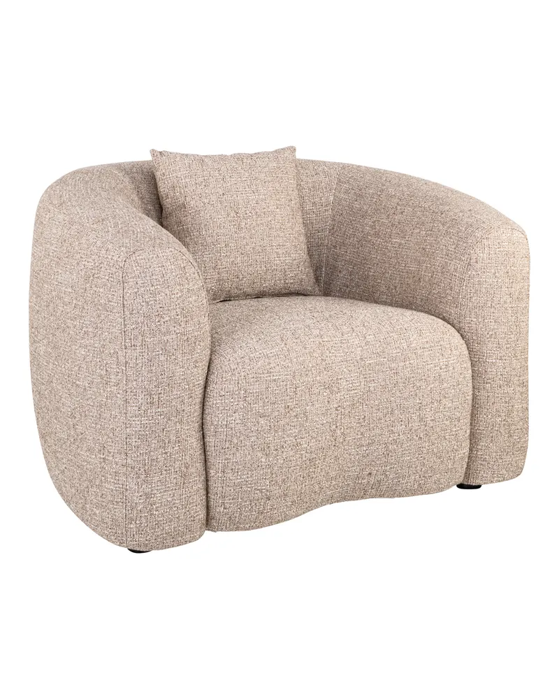 Sessel Luxandra, Sand tweed, feuerhemmend von Richmond Interiors, Produktansicht 3