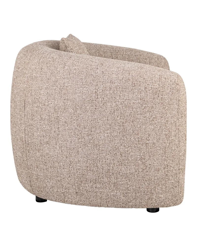 Sessel Luxandra, Sand tweed, feuerhemmend von Richmond Interiors, Produktansicht 4