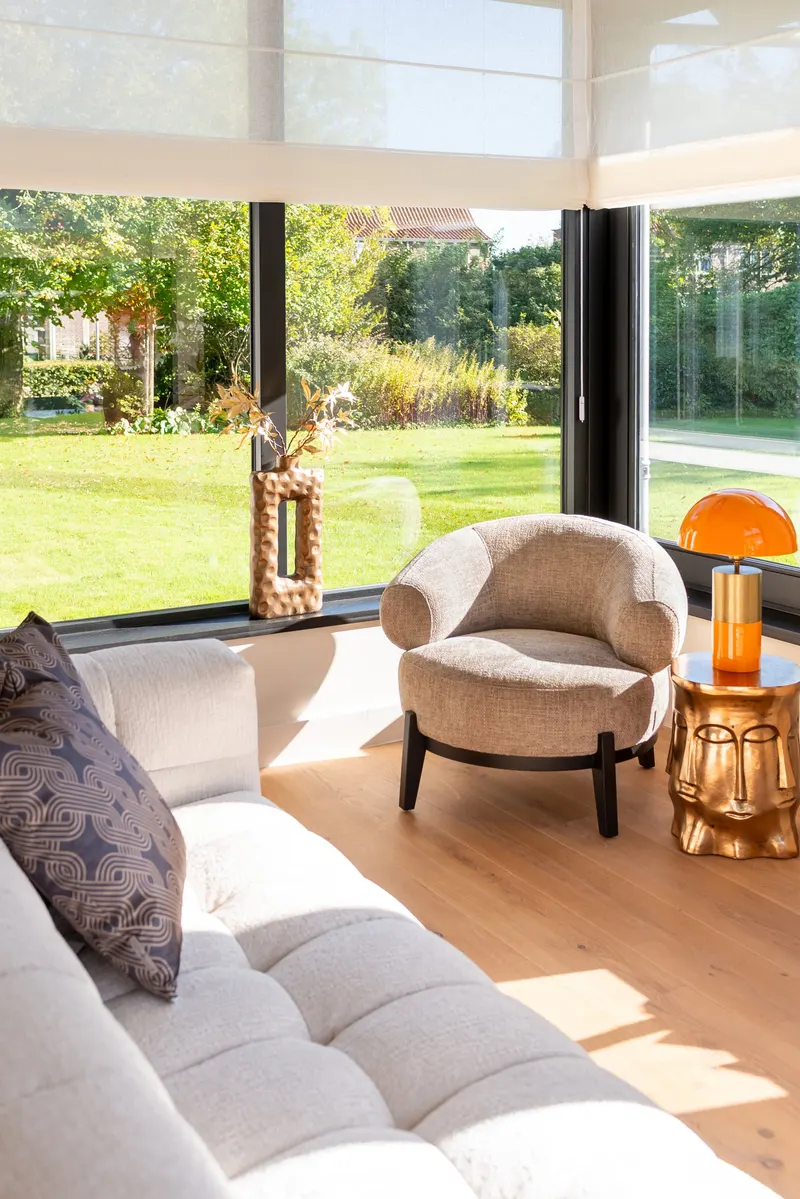 Sessel Montana, Natural Chunky, feuerhemmend von Richmond Interiors, Wohnbeispiel 8, im Wohnraum