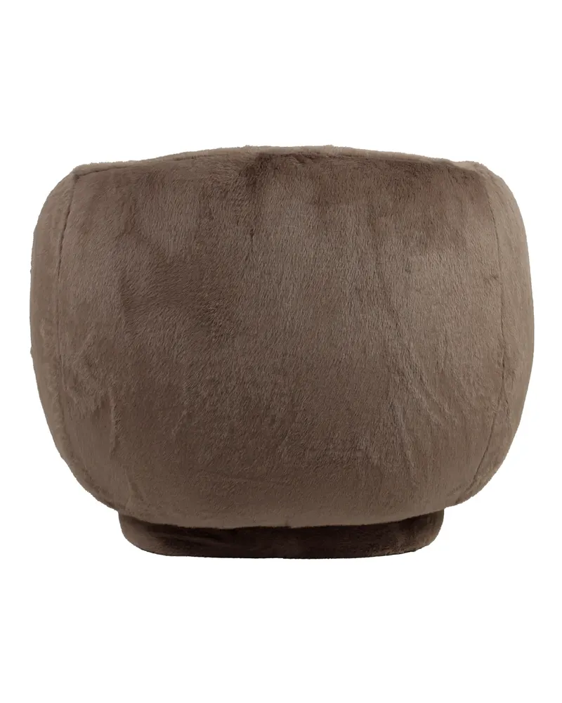 Sessel Negreslo, Brown fluffy, drehbar von Richmond Interiors, Produktansicht 5