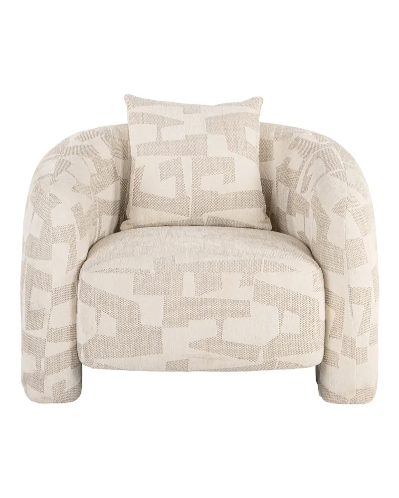 Sessel Tuscany, Beige graffic