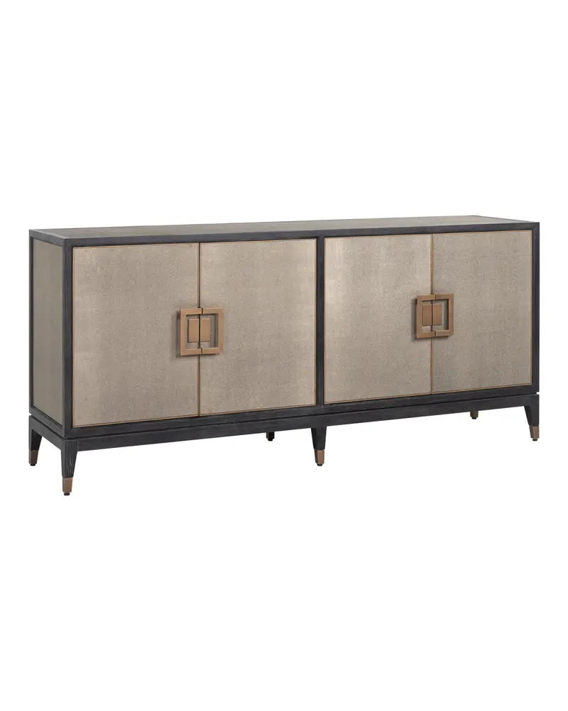 Sideboard Bloomville, Brass Shagreen, 4 Türen von Richmond Interiors, Produktansicht 2