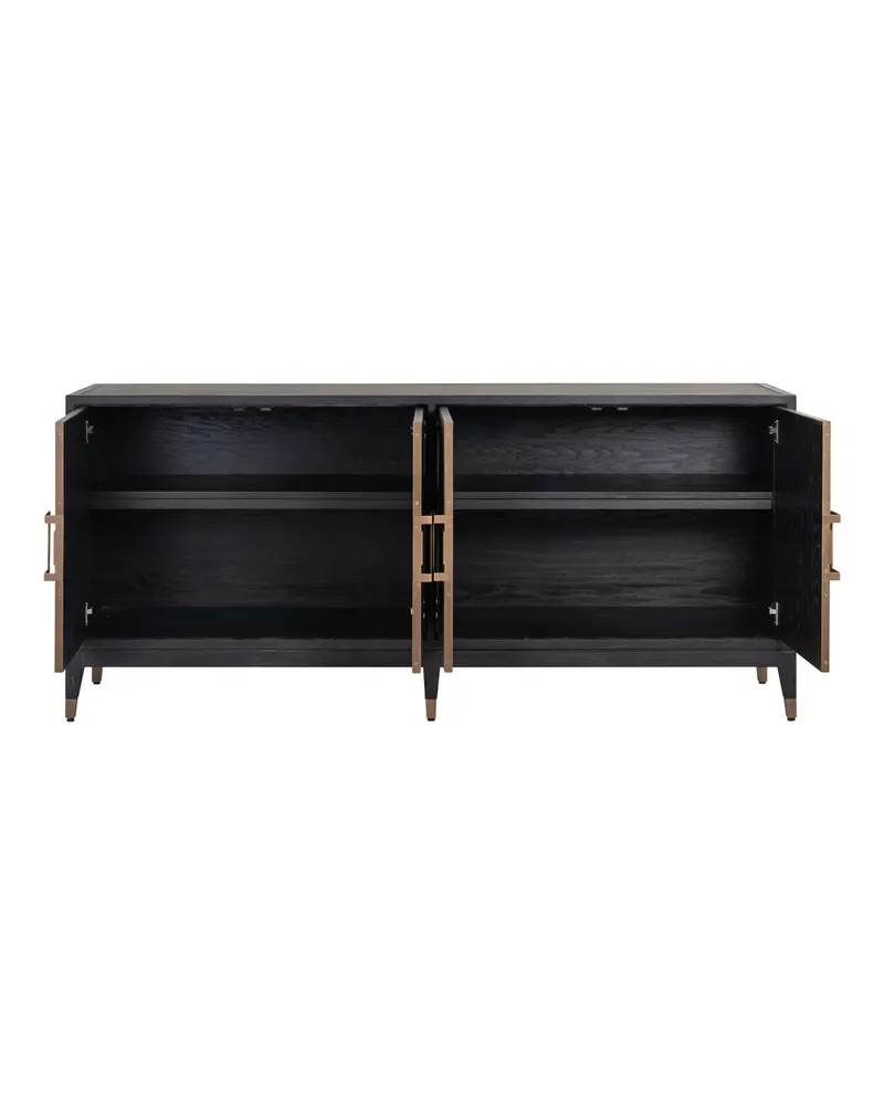 Sideboard Bloomville, Brass Shagreen, 4 Türen von Richmond Interiors, Produktansicht 4