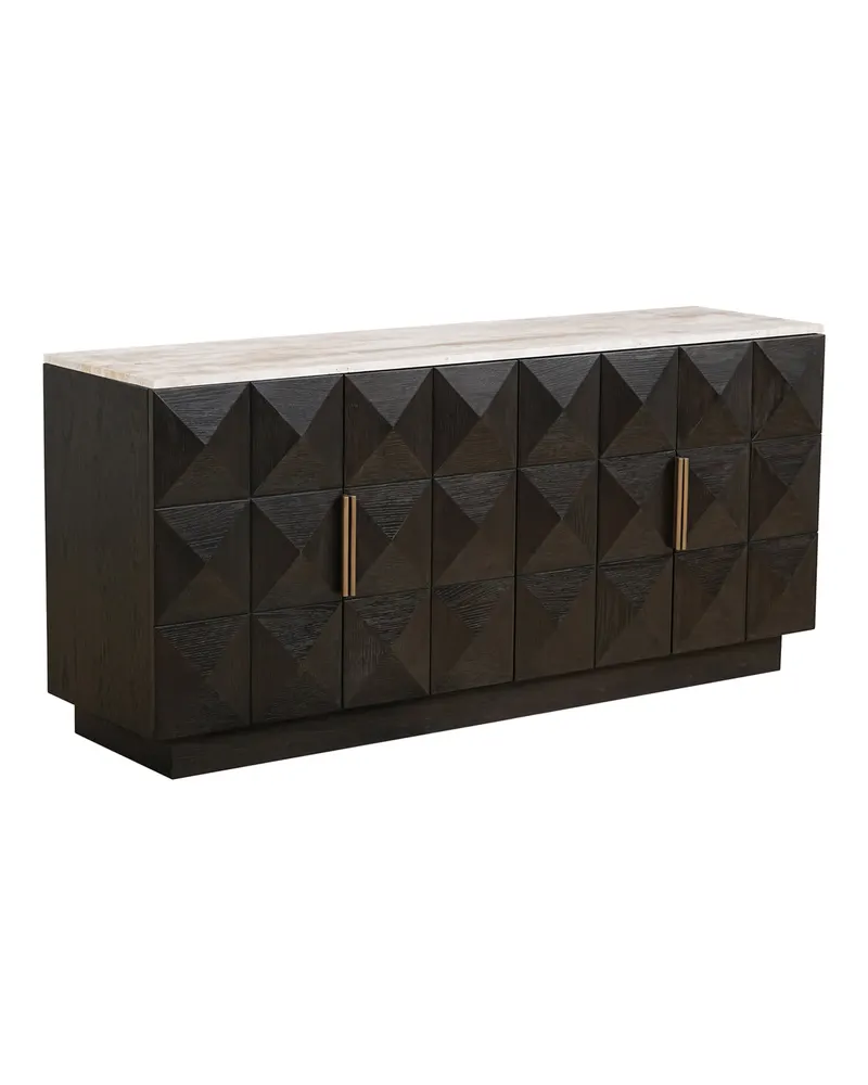 Sideboard Claremont, Braun, 4 Türen von Richmond Interiors, Produktansicht 2