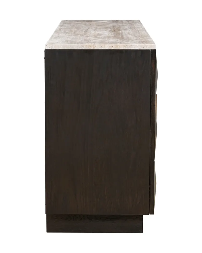 Sideboard Claremont, Braun, 4 Türen von Richmond Interiors, Produktansicht 3