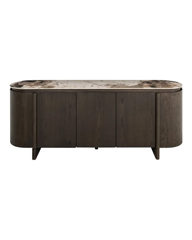 Sideboard Langford, Braun, 5 Türen von Richmond Interiors