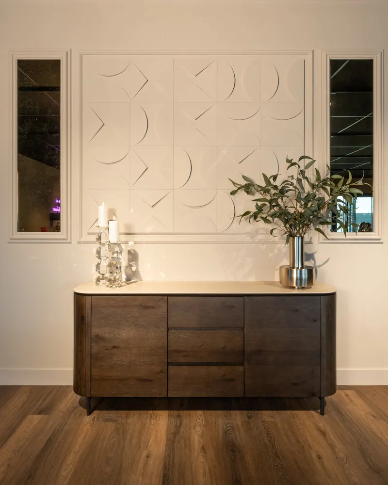 Kerzenständer Safia, Klar transparent, groß von Richmond Interiors, Wohnbeispiel 14, im Wohnraum