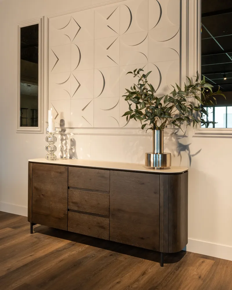 Kerzenständer Safia, Klar transparent, groß von Richmond Interiors, Wohnbeispiel 15, im Wohnraum