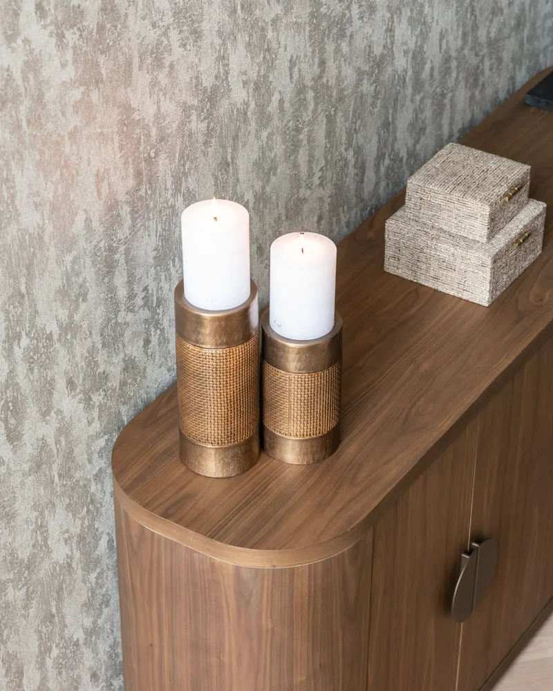 Sideboard Windsor, Walnussfarben von Richmond Interiors, Wohnbeispiel 11, im Wohnraum