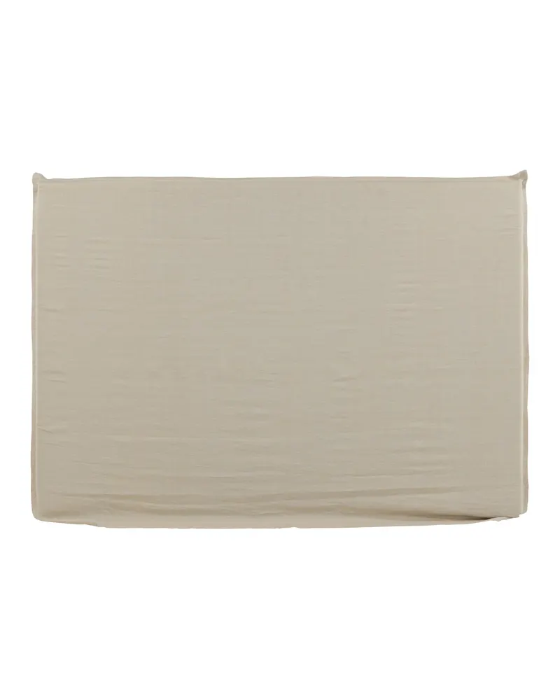 Signe Kopfteil-Bezug in Leinenoptik in Beige, Ansicht 1