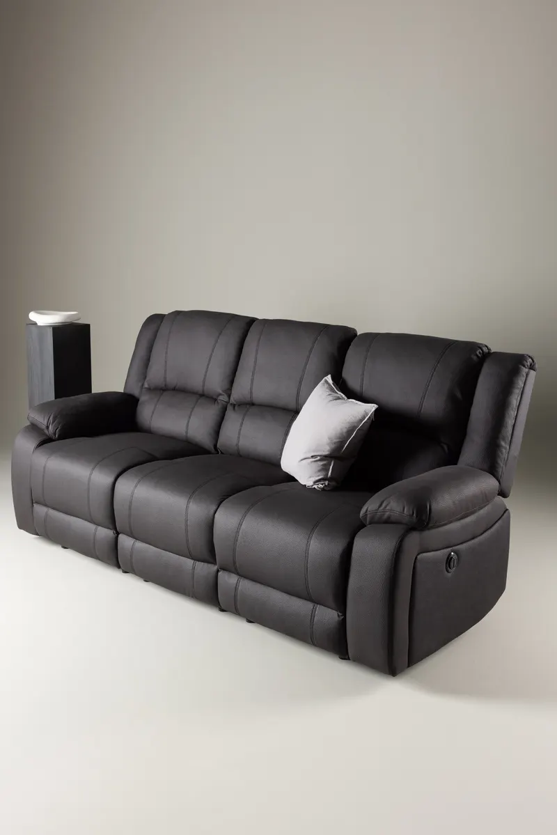 Singapore 3-Sitzer-Sofa mit Liegefunktion, im Wohnraum, Ansicht 1