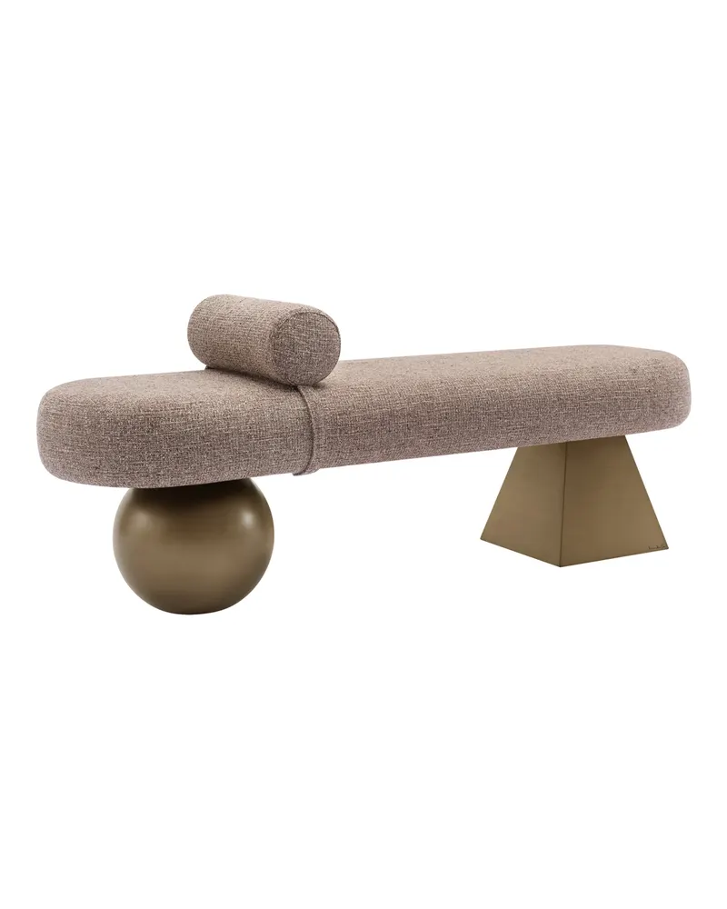 Sitzbank Alexander Jones, Brown tweed, feuerhemmend von Richmond Interiors, Produktansicht 3