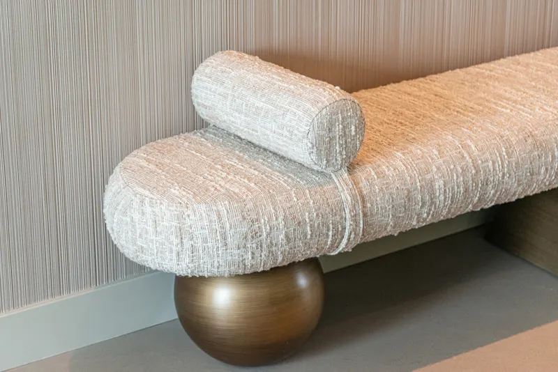 Sitzbank Alexander Jones, Beige angora von Richmond Interiors, Wohnbeispiel 10, im Wohnraum