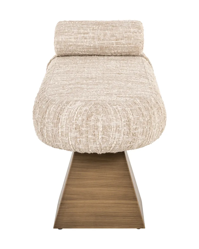 Sitzbank Alexander Jones, Beige angora von Richmond Interiors, Produktansicht 3