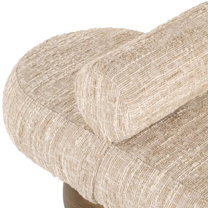 Sitzbank Alexander Jones, Beige angora von Richmond Interiors, Produktansicht 4