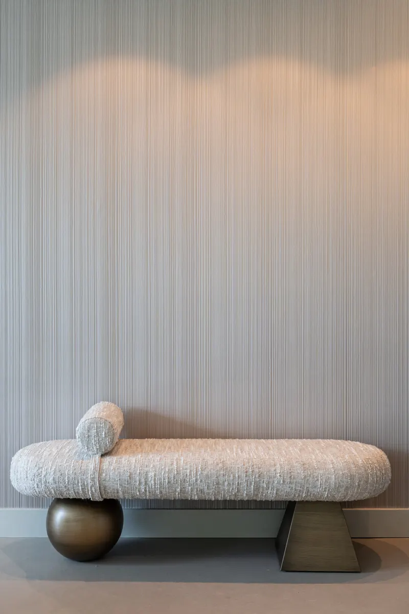 Sitzbank Alexander Jones, Beige angora von Richmond Interiors, Wohnbeispiel 8, im Wohnraum