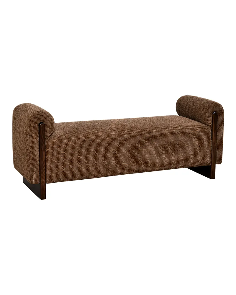 Sitzbank Winslov, Brown blockweave, feuerhemmend von Richmond Interiors, Produktansicht 2