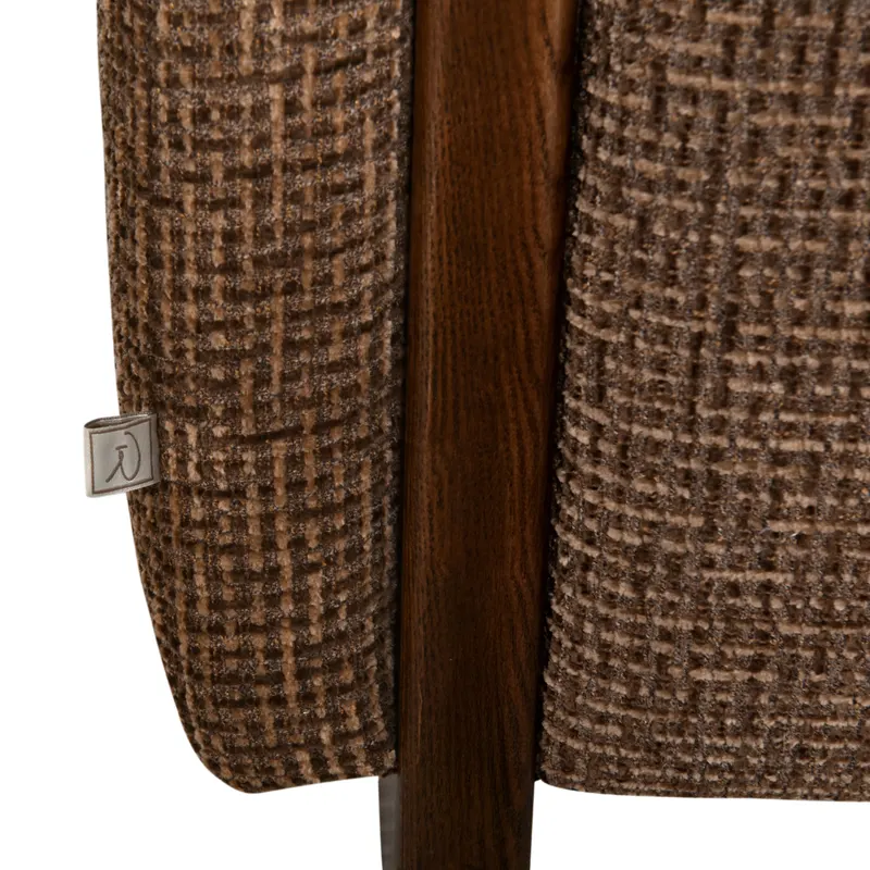 Sitzbank Winslov, Brown blockweave, feuerhemmend von Richmond Interiors, Produktansicht 4