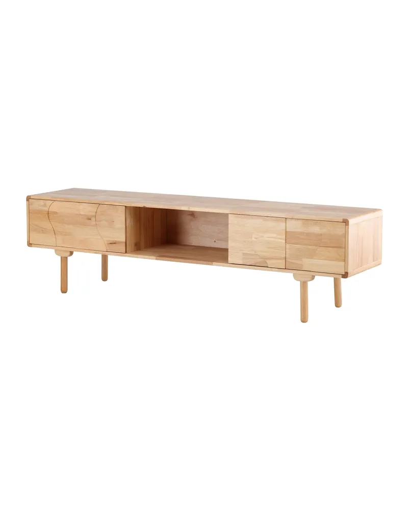 Skärhamn Sideboard aus Kautschukholz in 45 × 200 × 55 cm, Ansicht 7