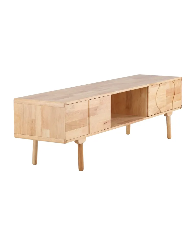Skärhamn Sideboard aus Kautschukholz in 45 × 200 × 55 cm, Ansicht 3