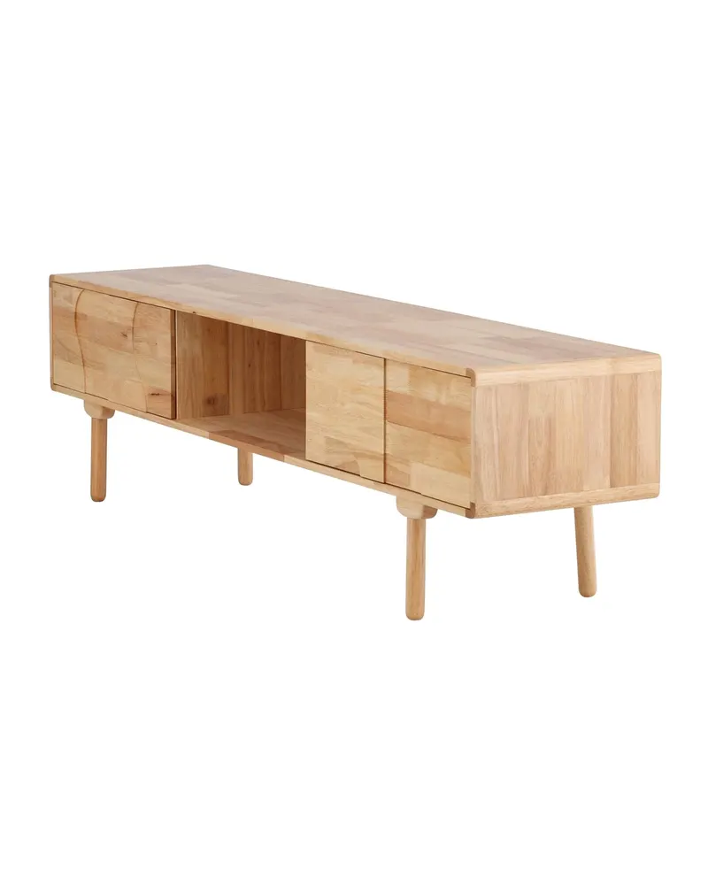 Skärhamn Sideboard aus Kautschukholz in 45 × 200 × 55 cm, Ansicht 6