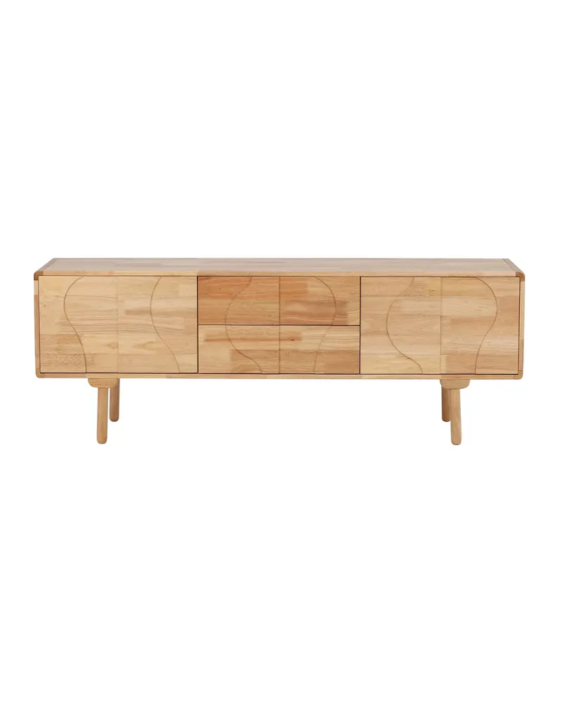 Skärhamn Sideboard aus Kautschukholz in 45 × 180 × 65 cm, Ansicht 1