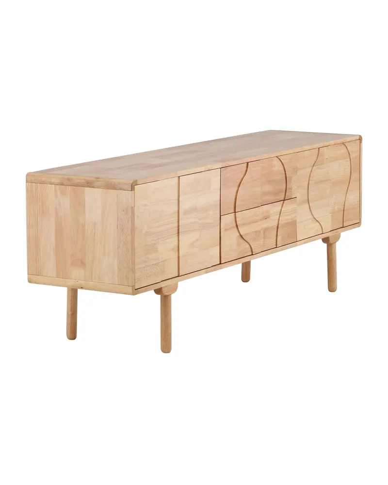 Skärhamn Sideboard aus Kautschukholz in 45 × 180 × 65 cm, Ansicht 6