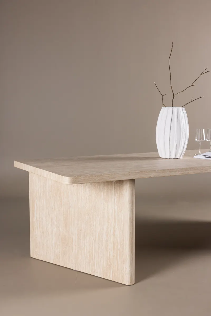 Skagen rechteckiger Esstisch 240 × 100 cm, im Wohnraum, Ansicht 2