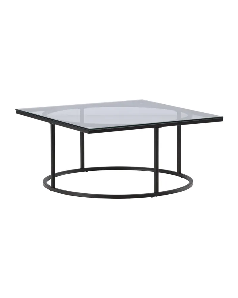 Skanör Glas-Couchtisch in 90 × 90 cm, Ansicht 7