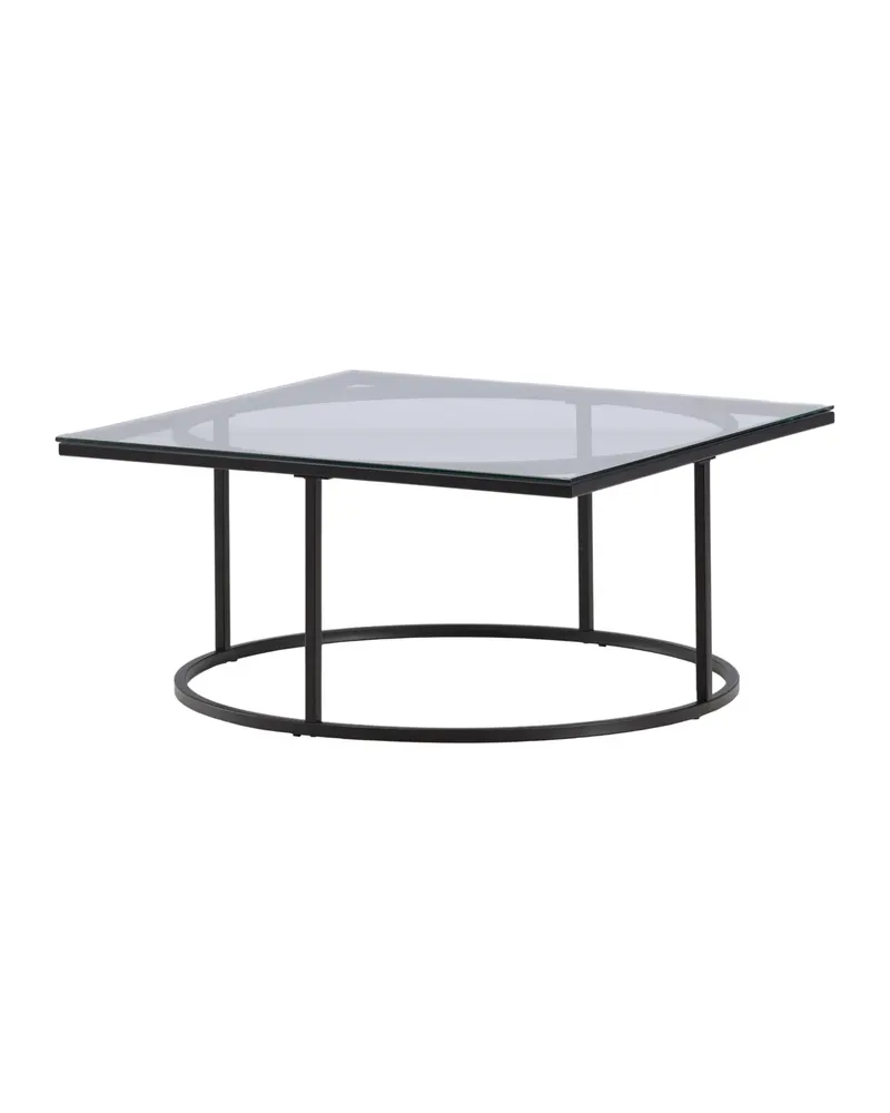 Skanör Glas-Couchtisch in 90 × 90 cm, Ansicht 9