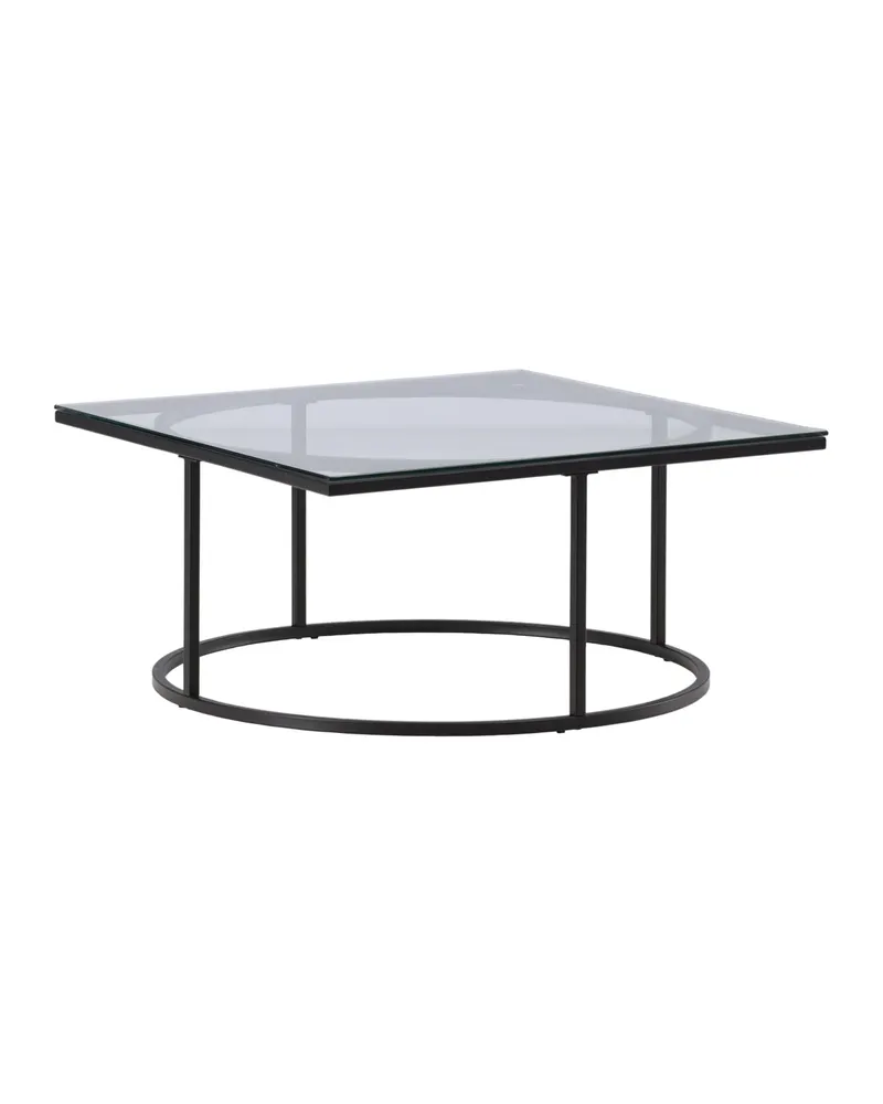 Skanör Glas-Couchtisch in 90 × 90 cm, Ansicht 13