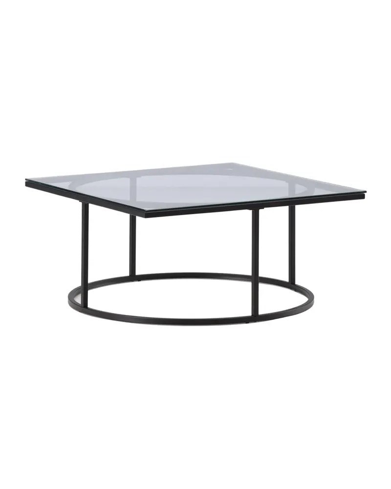 Skanör Glas-Couchtisch in 90 × 90 cm, Ansicht 3