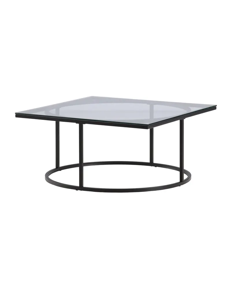 Skanör Glas-Couchtisch in 90 × 90 cm, Ansicht 6