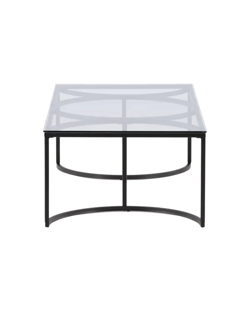 Skanör Glas-Couchtisch in 140 × 70 cm, Ansicht 8