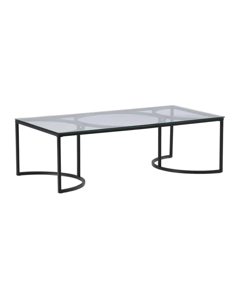 Skanör Glas-Couchtisch in 140 × 70 cm, Ansicht 10