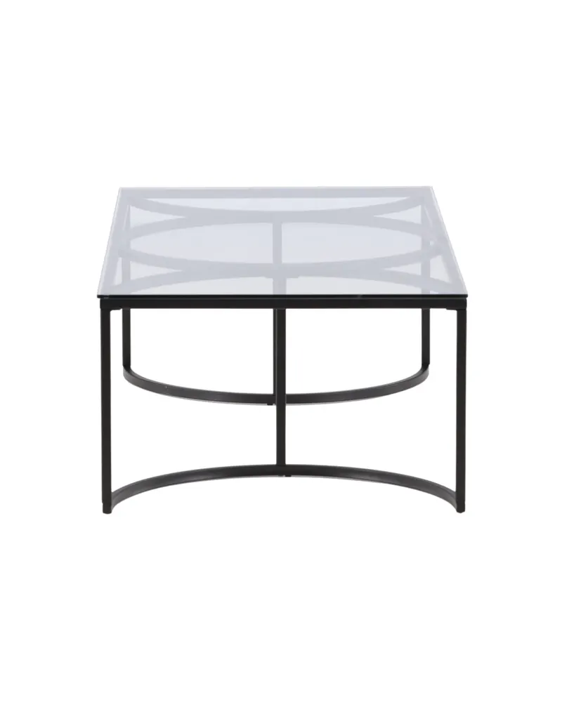 Skanör Glas-Couchtisch in 140 × 70 cm, Ansicht 4