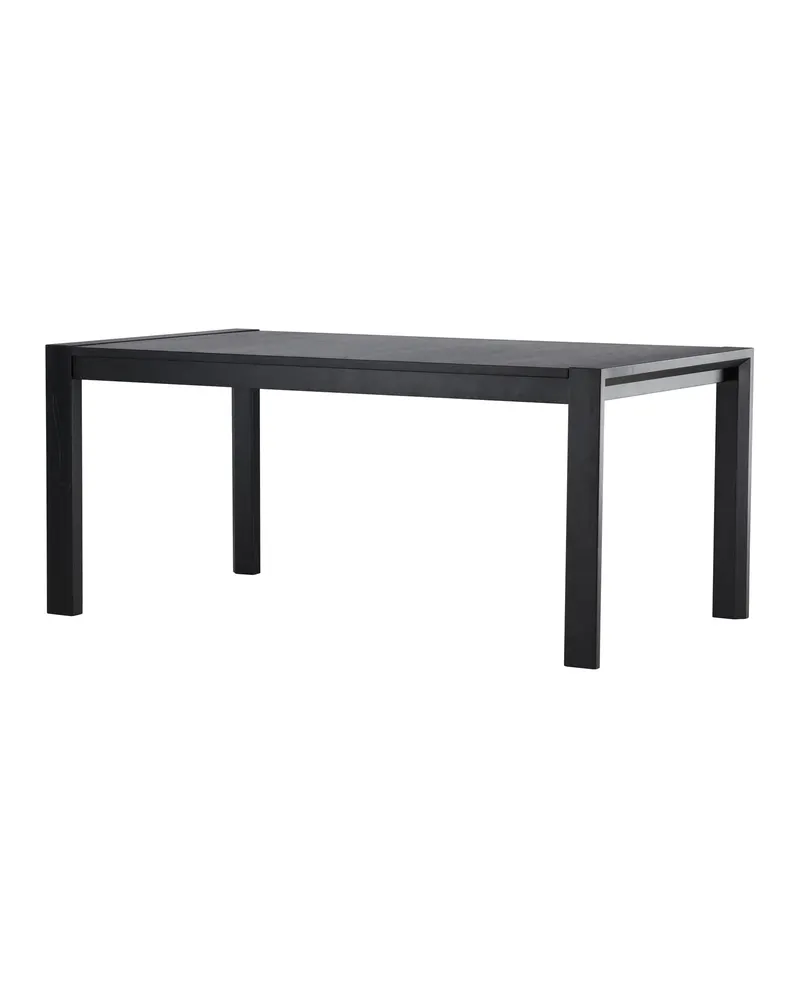 Slider Esstisch aus Eiche, ausziehbar in Schwarz, Ansicht 12