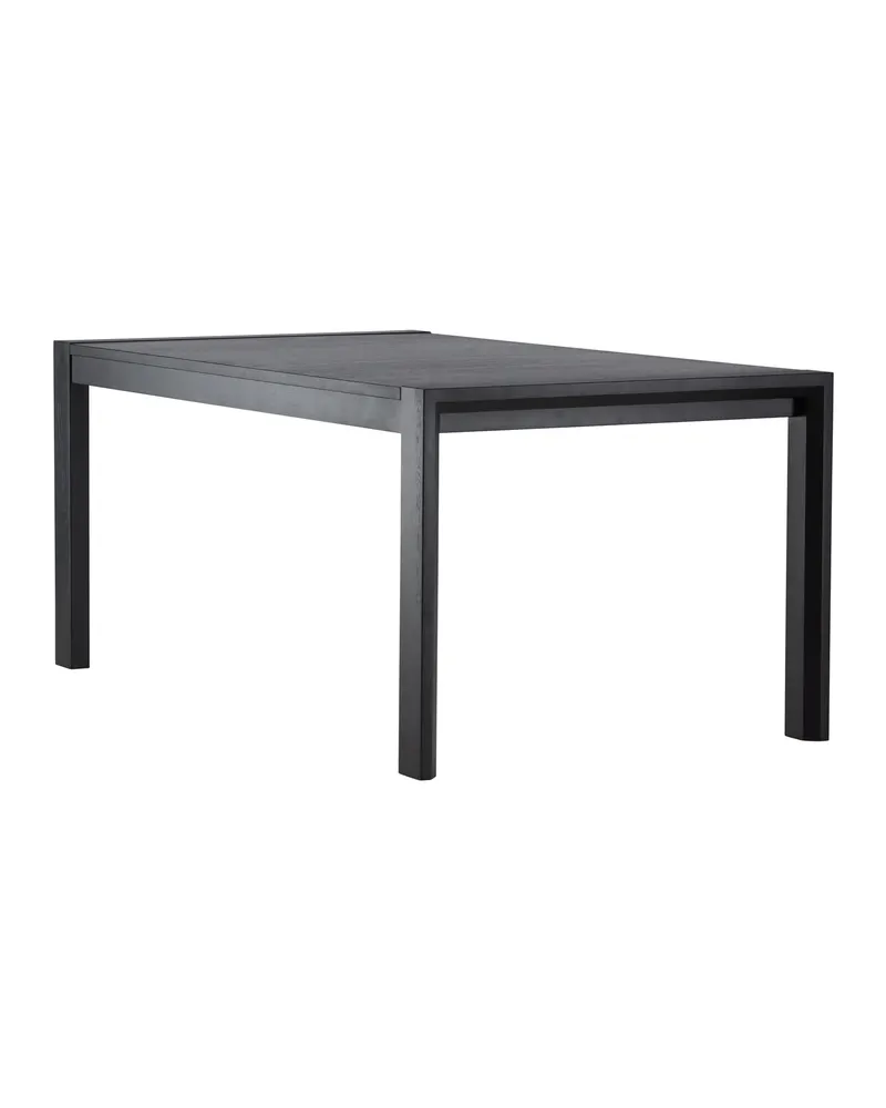 Slider Esstisch aus Eiche, ausziehbar in Schwarz, Ansicht 13