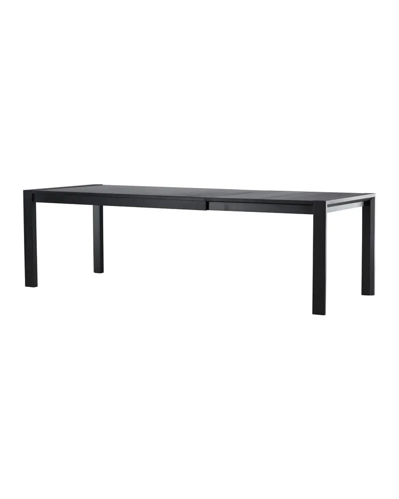 Slider Esstisch aus Eiche, ausziehbar in Schwarz, Ansicht 14