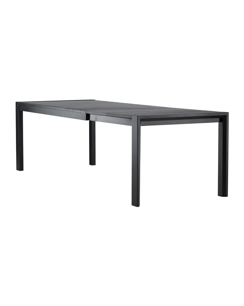 Slider Esstisch aus Eiche, ausziehbar in Schwarz, Ansicht 15