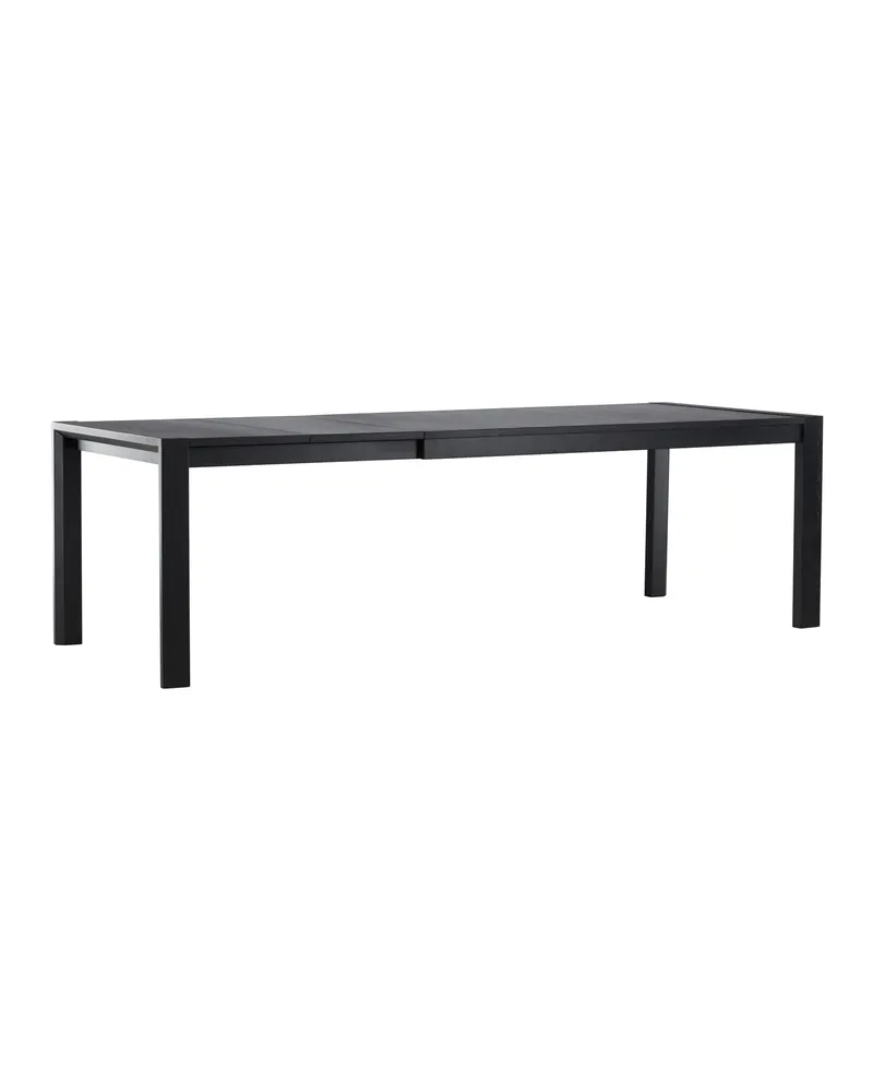 Slider Esstisch aus Eiche, ausziehbar in Schwarz, Ansicht 18