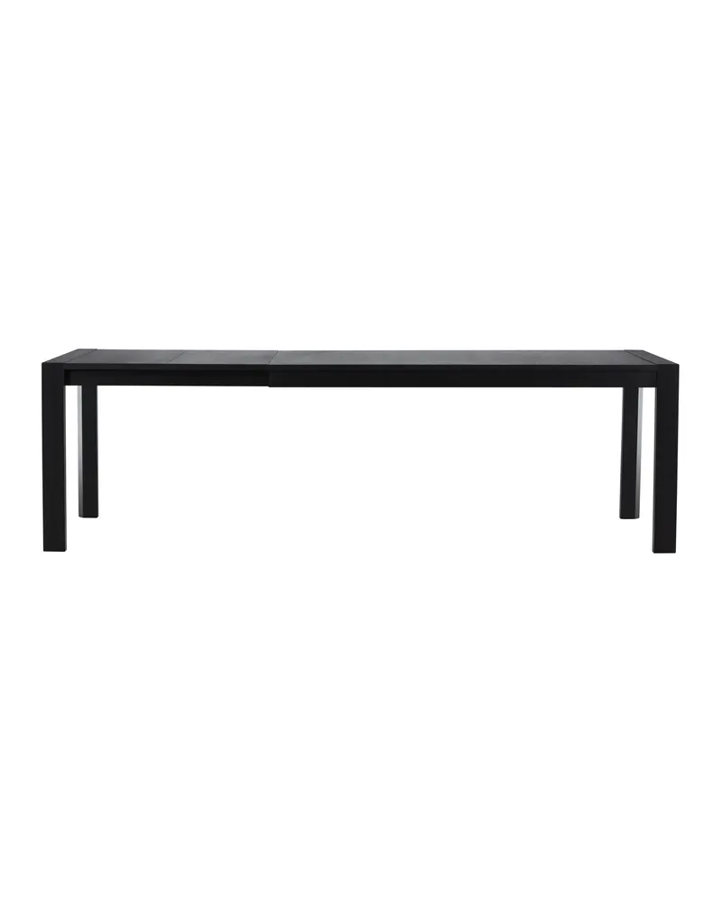Slider Esstisch aus Eiche, ausziehbar in Schwarz, Ansicht 19