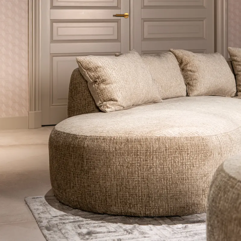 Couchtisch Pulitzer, Goldfarben, gebürstet von Richmond Interiors, Wohnbeispiel 3, im Wohnraum