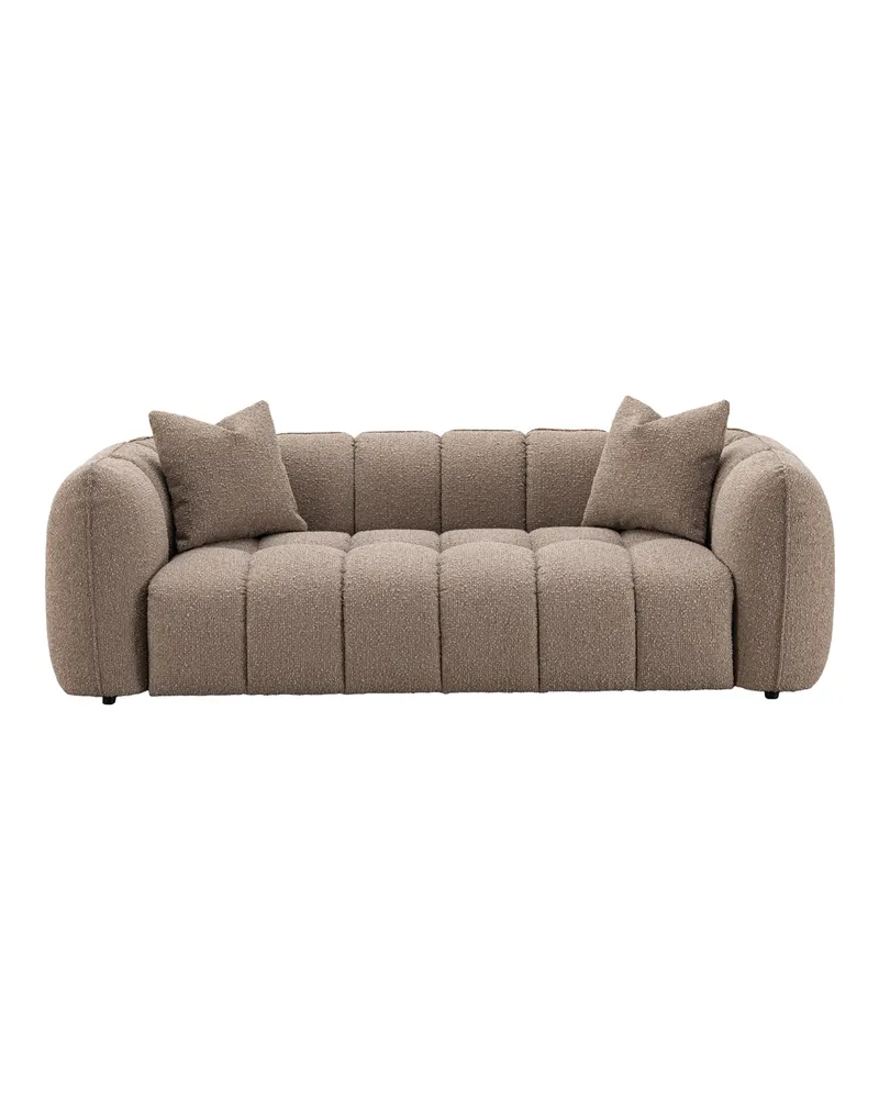 Sofa Hogan, Mocca chunky, feuerhemmend, 3-Sitzer von Richmond Interiors