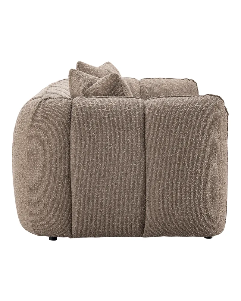 Sofa Hogan, Mocca chunky, feuerhemmend, 3-Sitzer von Richmond Interiors, Produktansicht 3