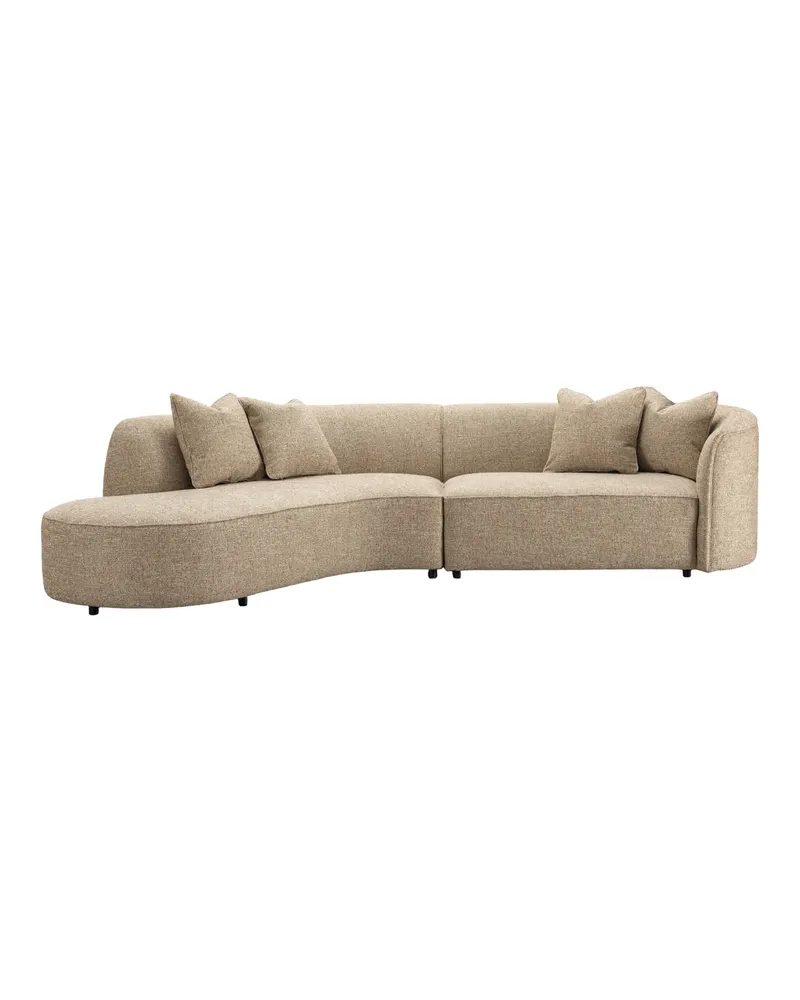 Sofa Romero, Sand tweed, links von Richmond Interiors