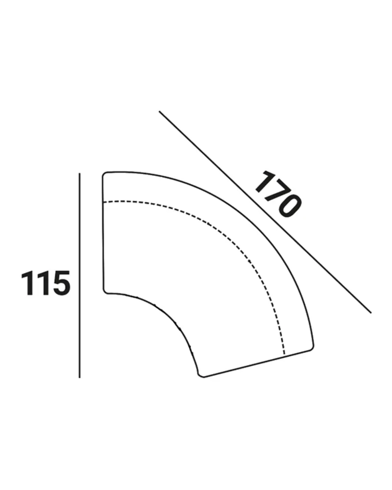 Sorrobon corner round, individuell konfigurierbar von Richmond Interiors, Produktansicht 7